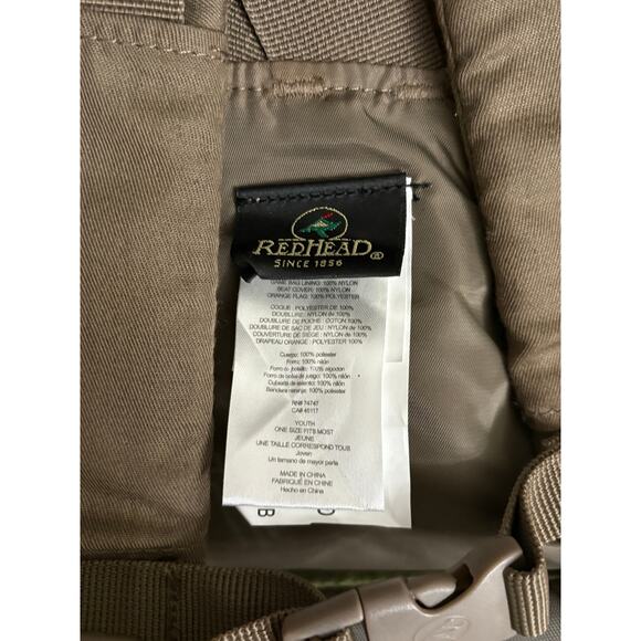 Redhead Camo Camouflage Green Turkey Hunting Vest- EUC - Picture 3 of 6